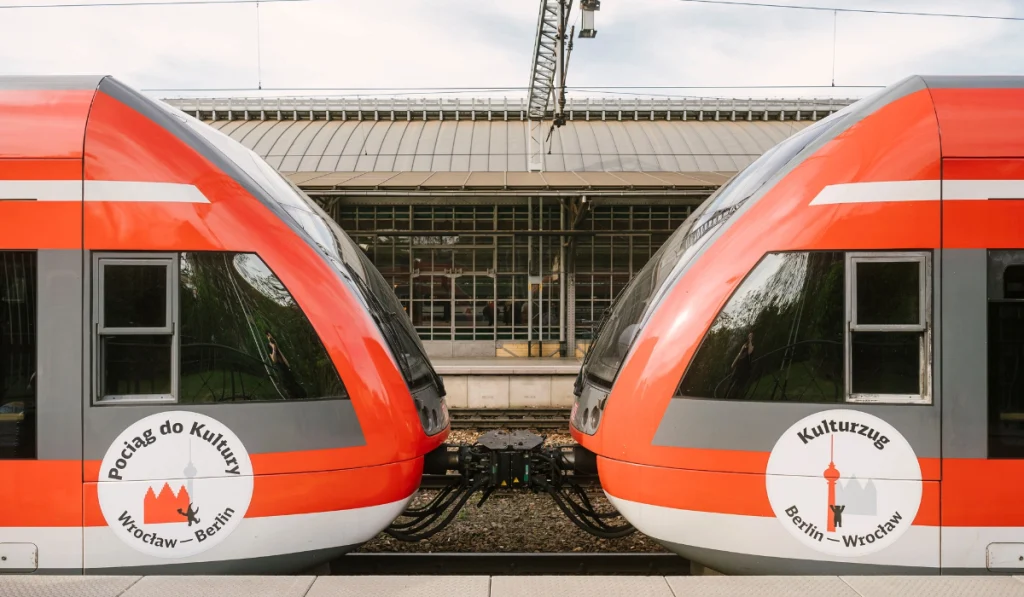 Der Kulturzug zwischen Berlin und Breslau.